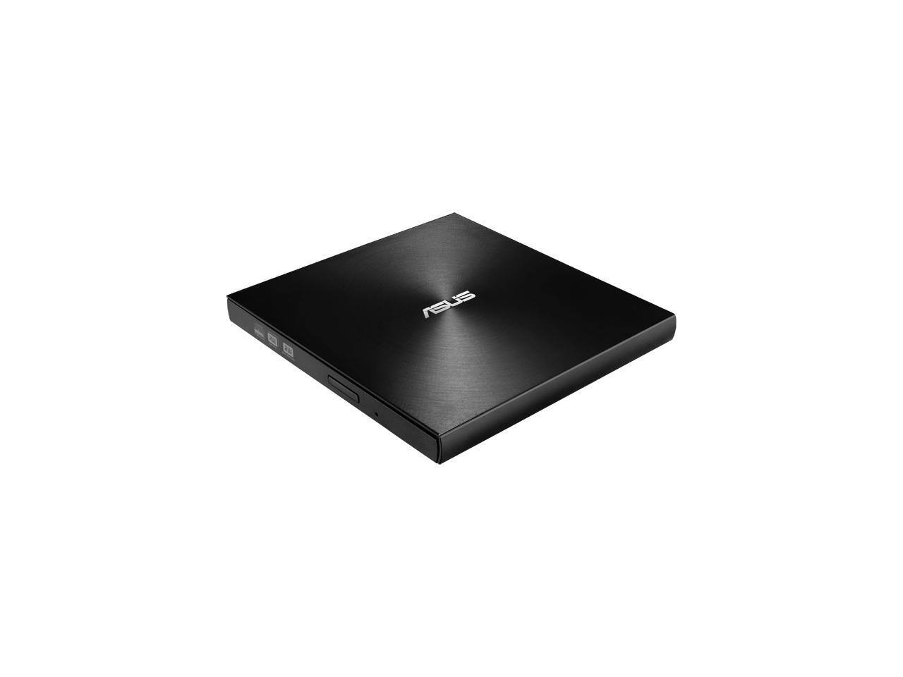 Front. ASUS - ASUS ZenDrive Ultra-slim External DVD Re-writer MacOS Compatible Model SDRW-08U7M-U/BLK/G/AS.