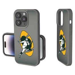 Keyscaper - NFL - Green Bay Packers Linen Logo iPhone Soft Touch Case - 15 - Gray