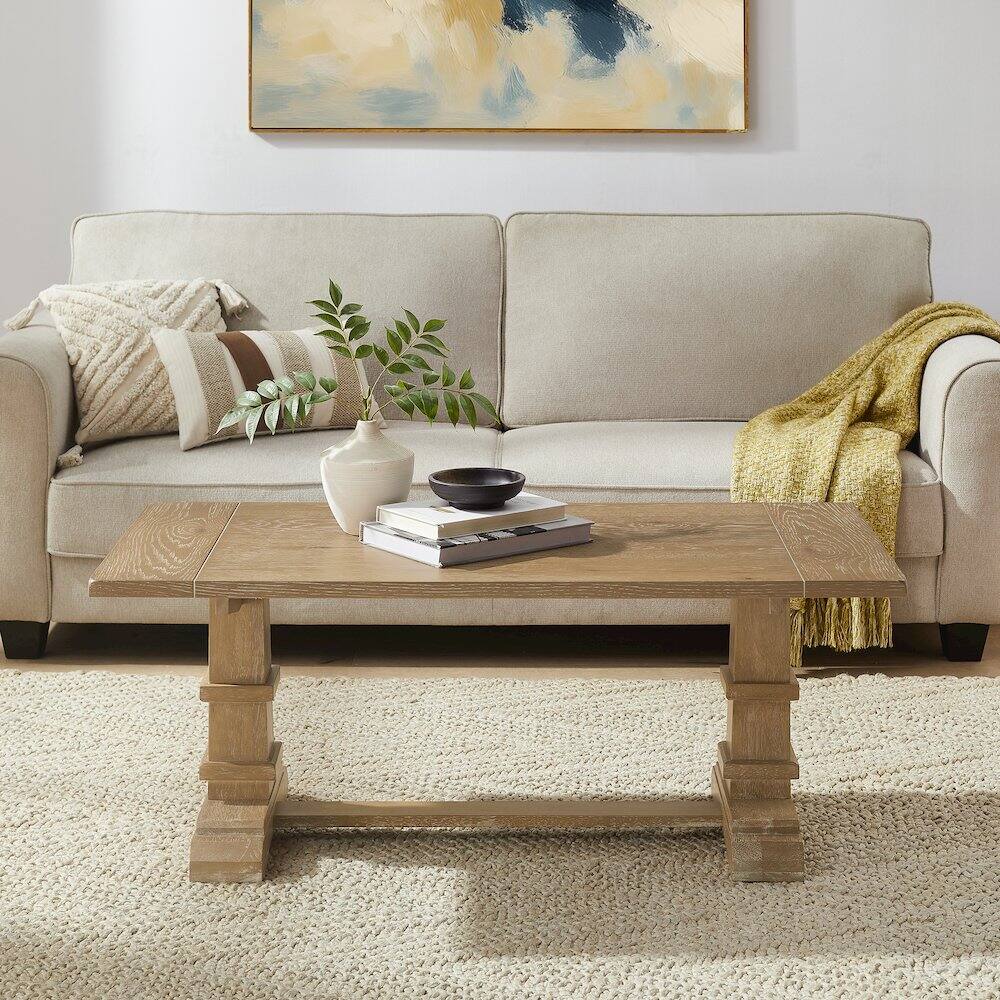 Alt View 4. Crosley Furniture - Joanna Coffee Table In Rustic Brown - Brown.