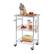 Front. TRINITY - EcoStorage 24" Stainless Steel Kitchen Cart NSF Chrome - Chrome.