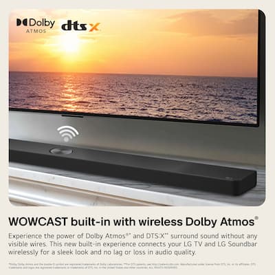 LG 3.1.3 Channel SC9S Soundbar with Wireless Subwoofer, Dolby LG 3.1.3 Channel SC9S Soundbar with Wireless Subwoofer, Dolby
