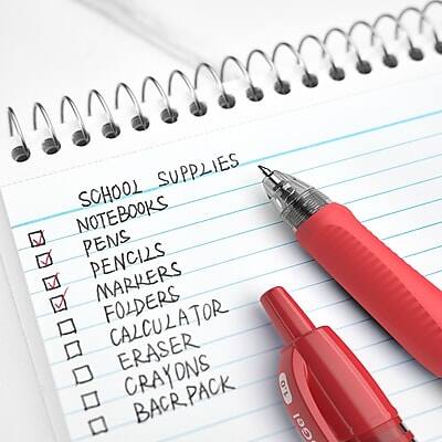 SCHOOL SUPPLIES  
- NOTEBOOKS  
- PENS  
- PENCILS  
- MARKERS  
- FOLDERS  
- CALCULATOR  
- ERASER  
- CRAYONS  
- BACKPACK