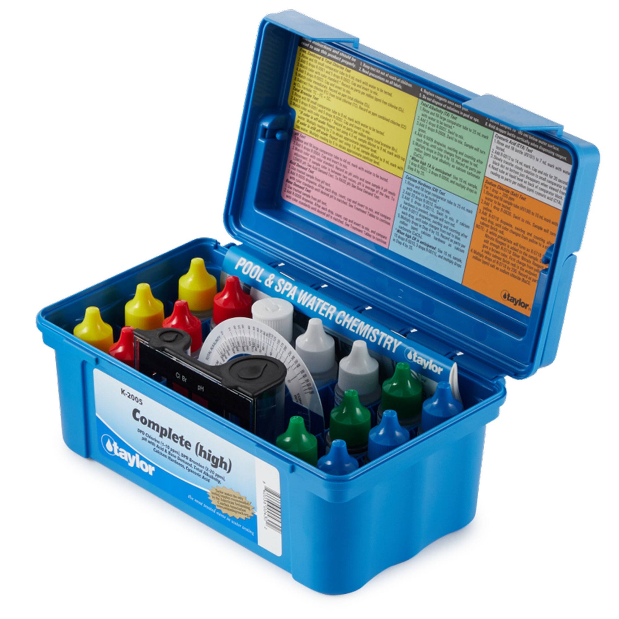 Taylor - K2005 Swimming Pool Chlorine Bromine Alkalinity Hardness pH DP Test Kit - Multicolored price history on PriceWatchPro