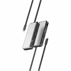 Front. Alogic - Alogic Fusion Pro TOUR 8 in 1 USB-C Travel Dock Hub - Multi-port USB-C hub with VGA and HDMI, perfect for expanding your.
