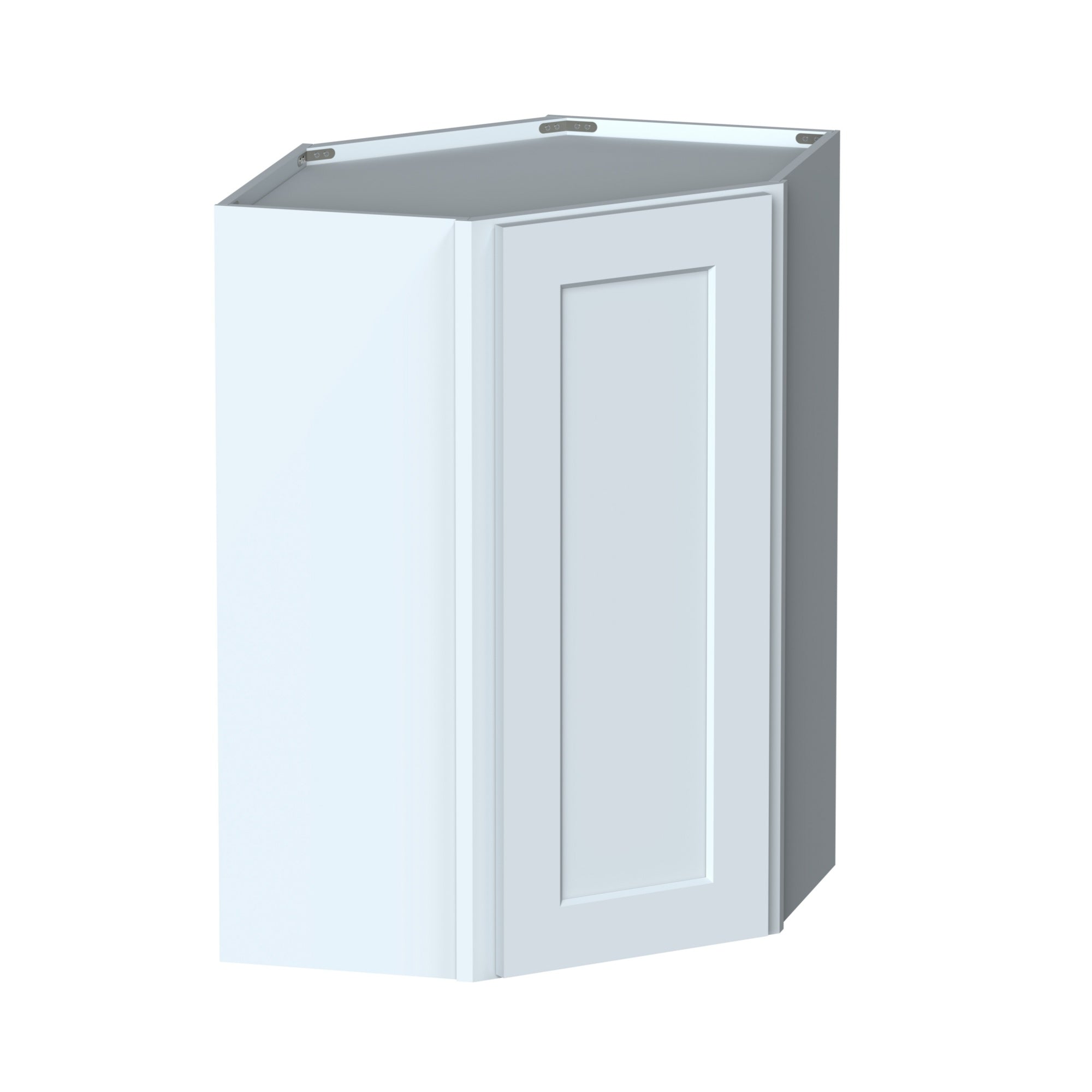 Alt View 1. Boyel Living - Dove Gray Standard Corner Wall Cabinets 36.Wx12in.H Ready to Assemble Kitchen Cabinets - DOVE GRAY.