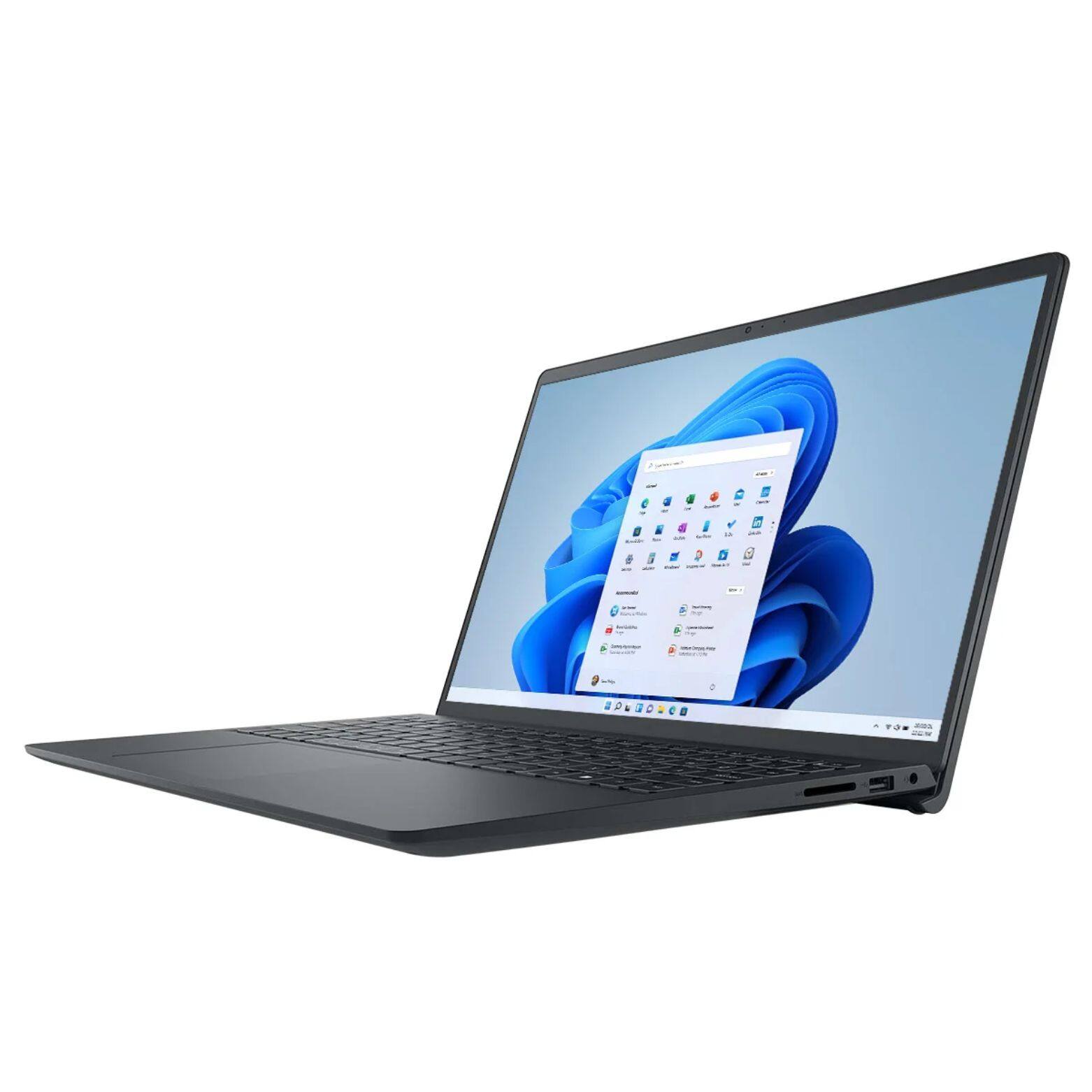 Alt View 2. Dell - Inspiron 15.6" FHD Touch AMD Ryzen 7 7730U 2.0 GHz up to 4.5 GHz 16GB 512GB SSD Windows 11 Home - Black.