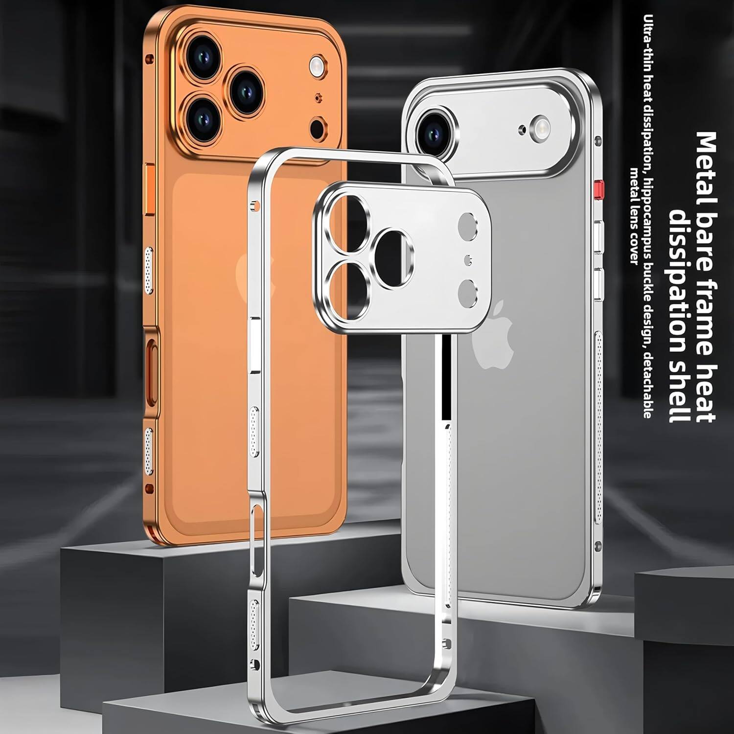 Ultra-thin heat dissipation, Metal metal cover lens hippocampus bare design, buckle dissipation frame detachable shell heat

Metal bare frame heat dissipation, metal lens cover, buckle design, detachable shell