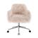 Angle. Linon Home Décor - Modern Office Chair with Arms - Pink.