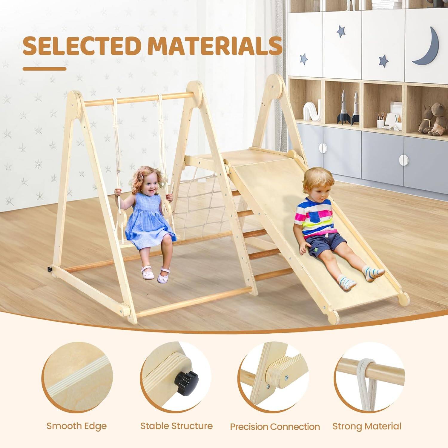 SELECTED MATERIALS

Smooth Edge
Stable Structure
Precision Connection
Strong Material
