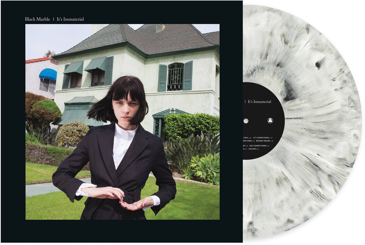 Black Marble - It's Immaterial (10th Anniversary) - Black/White   - VINYL LP price history on PriceWatchPro