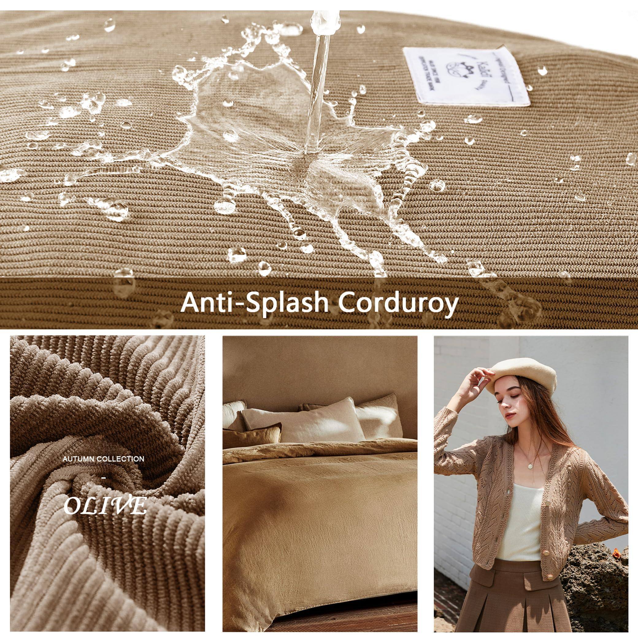 Anti-Splash Corduroy

Autumn Collection Olive
