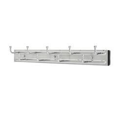 Rev-A-Shelf - BRC-14CR 14" Mounted Pullout Belt Rack Organizer, Chrome (2 Pack) - Silver