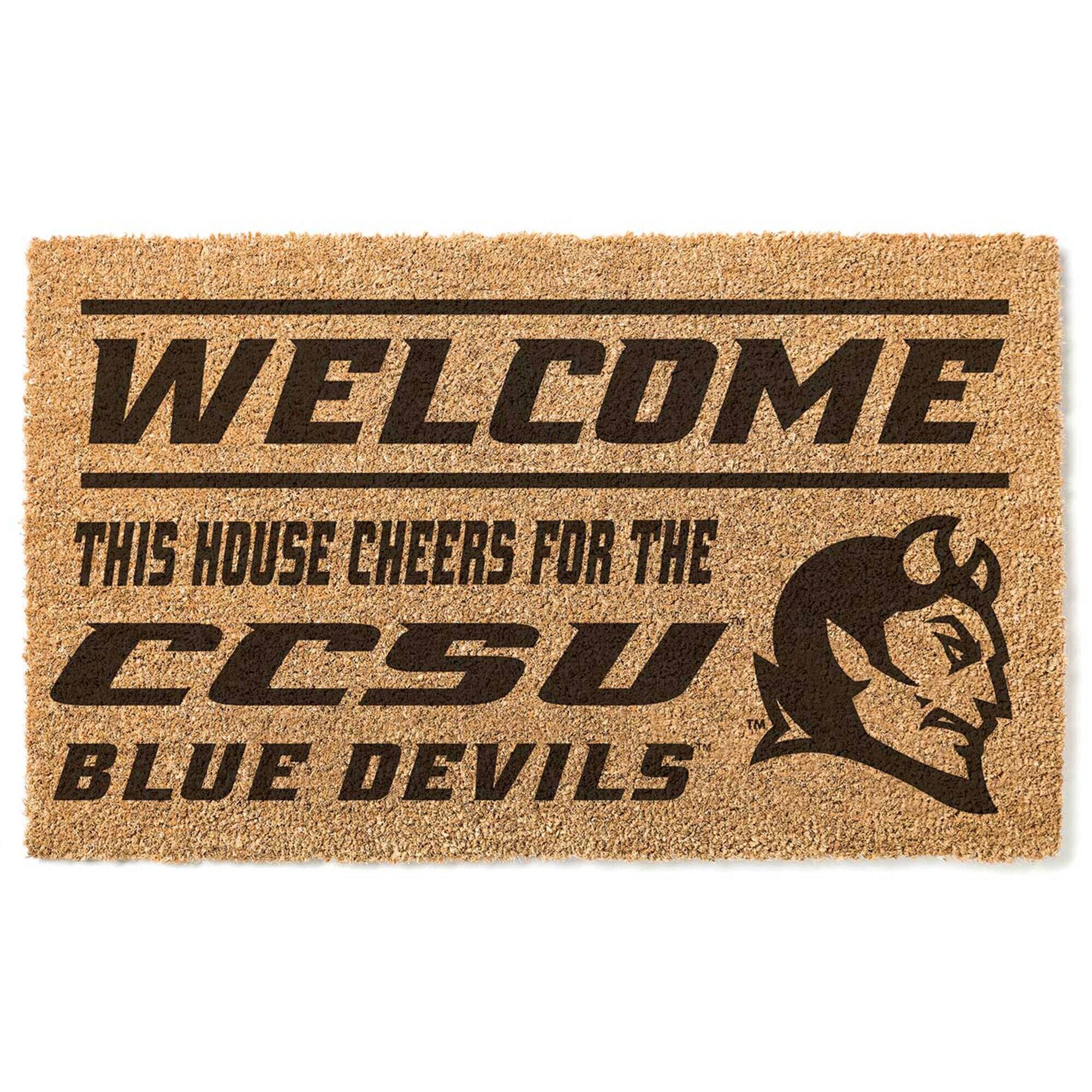 Central Connecticut State Blue Devils 18" x 30" Welcome Doormat