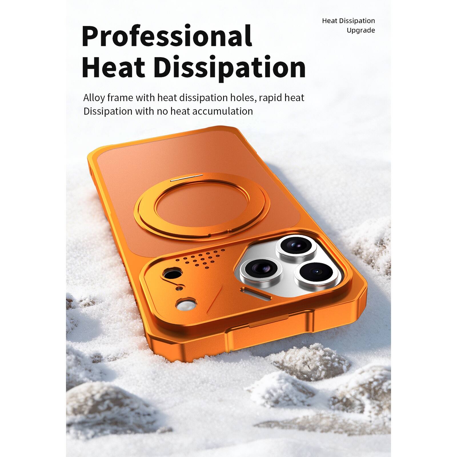Heat Dissipation Upgrade

Professional Heat Dissipation

Alloy frame with heat dissipation holes, rapid heat dissipation with no heat accumulation