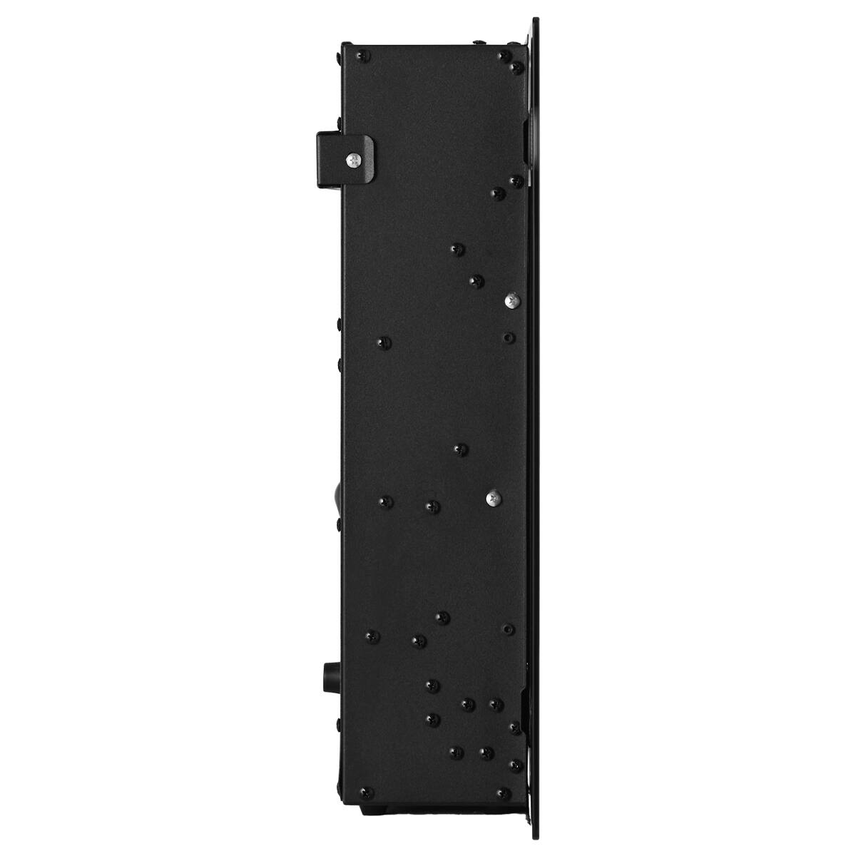 Alt View 5. Loheer - Loheer 50 inch wall mounted electric fireplace Recessed 1500W Black - Black.