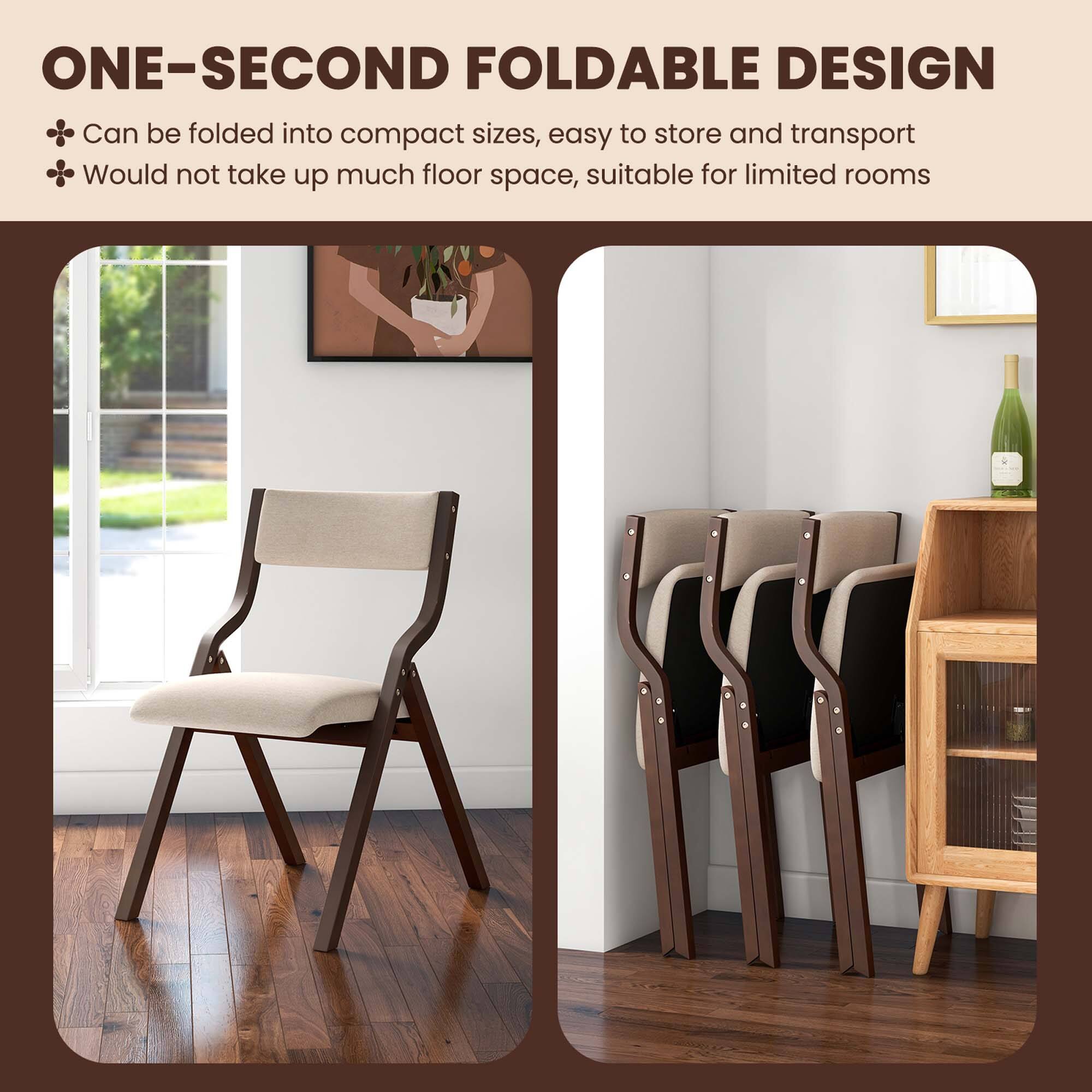 ONE-SECOND FOLDABLE DESIGN

- Can be folded into compact sizes, easy to store and transport
- Would not take up much floor space, suitable for limited rooms