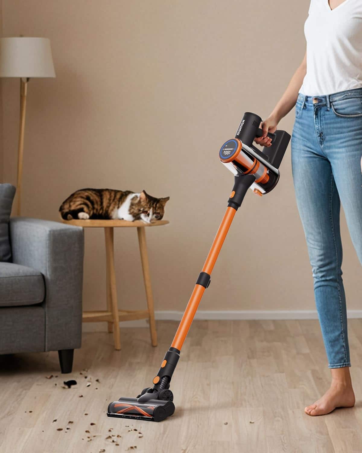 Momax Vacuum Cleaner for Home – Cordless Stick Vacuum with