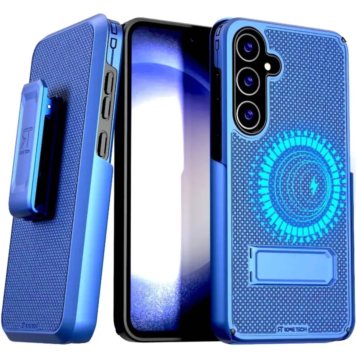 RomeTech - Rome Tech Slim Holster Case for Galaxy S24 Plus - Navy Blue