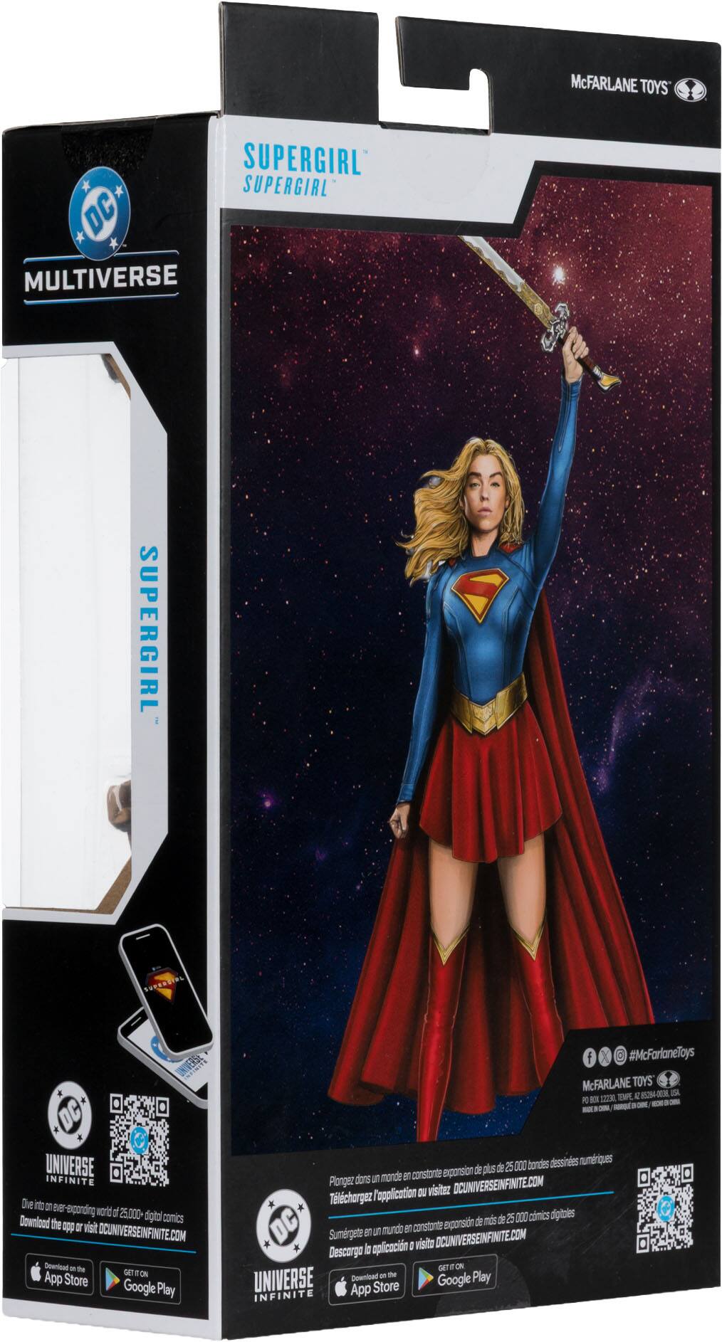 McFarlane Toys  
Supergirl  
Supergirl Multiverse  
Multiverse  
DC  
App Store  
Google Play  
UNIVERSE INFINITE