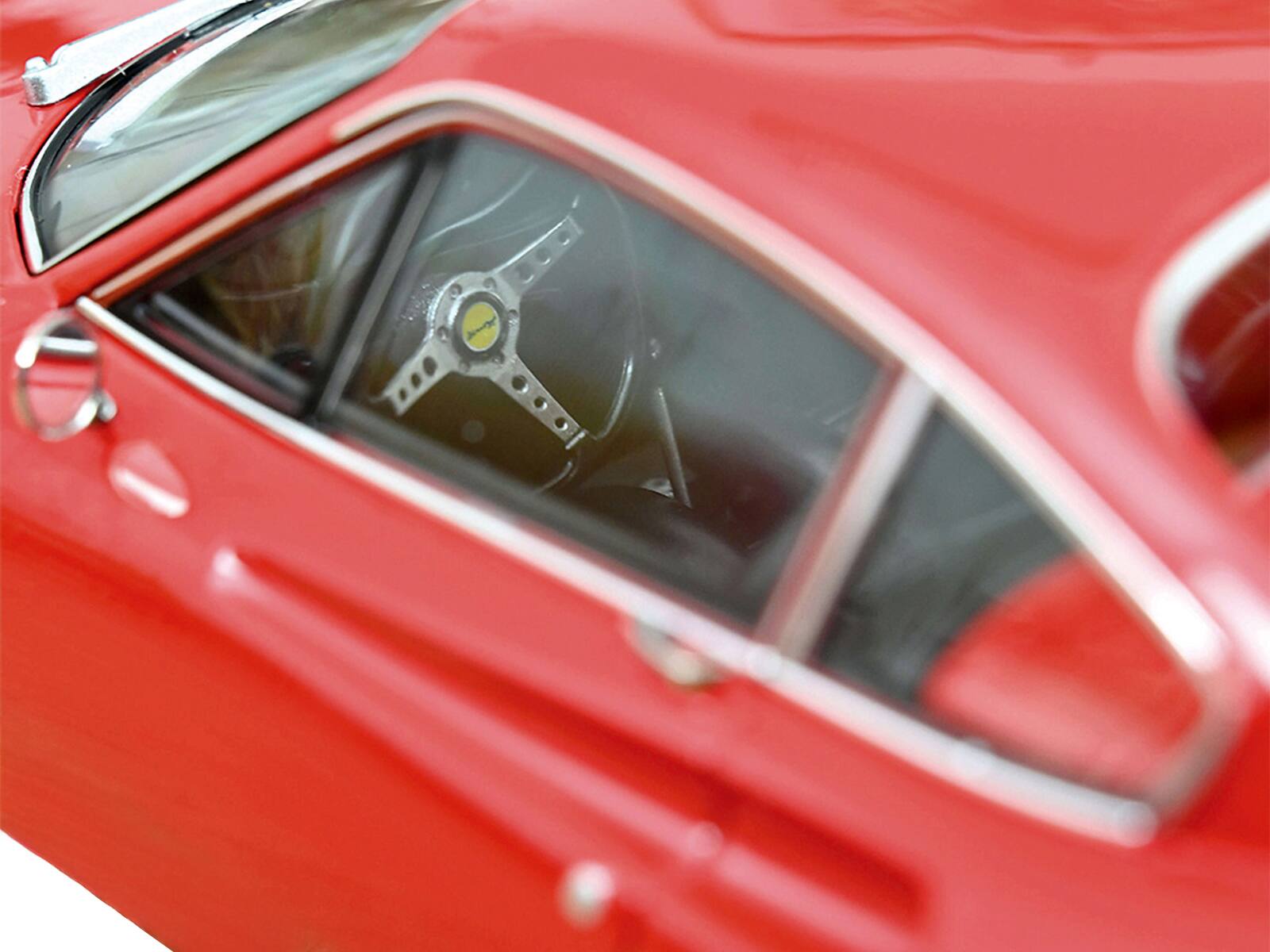 Angle. Norev - 1968 Dino 246 GT Red 1/18 Diecast Model Car by Norev - Red.