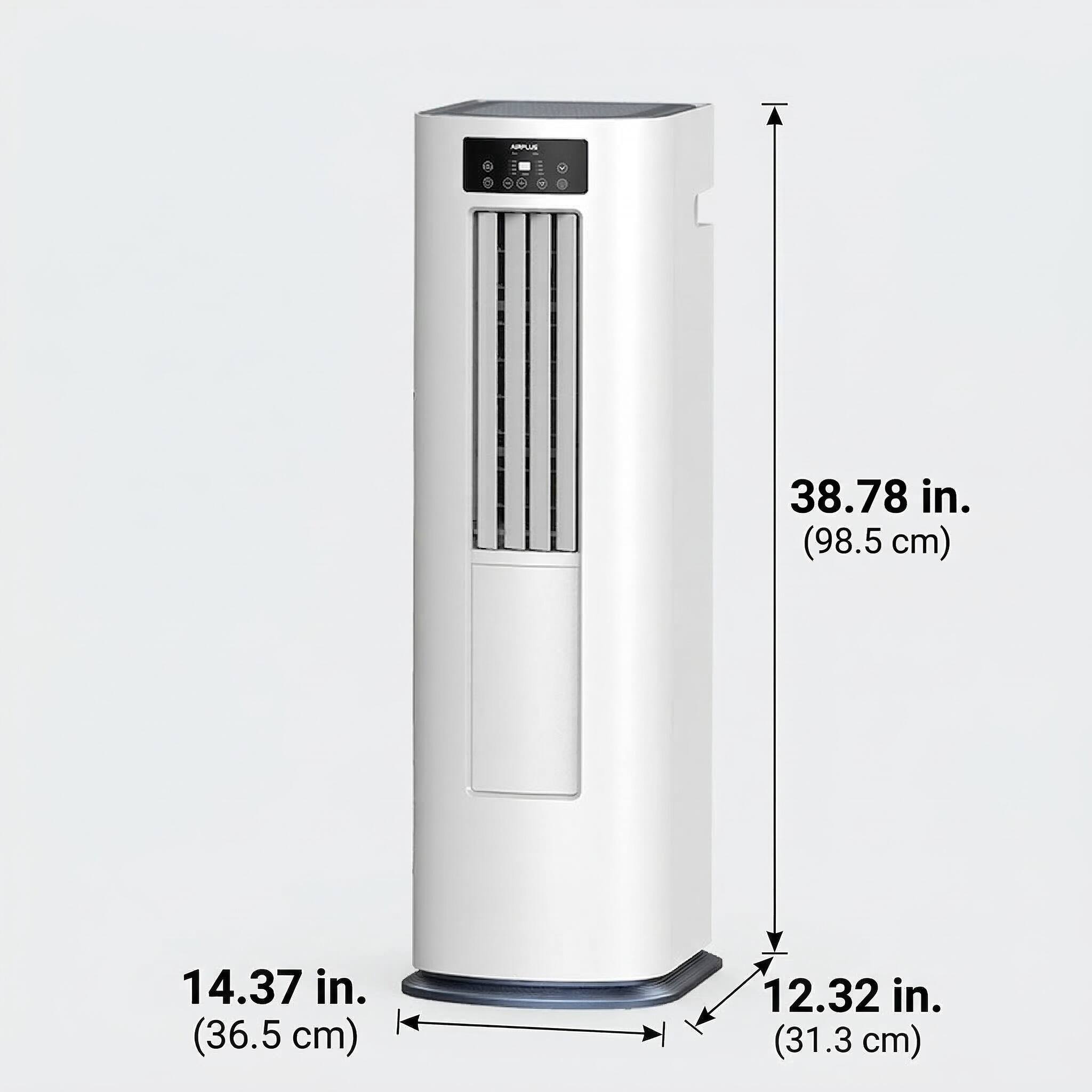 A 38.78 in. (98.5 cm)  
14.37 in. (36.5 cm)  
12.32 in. (31.3 cm)