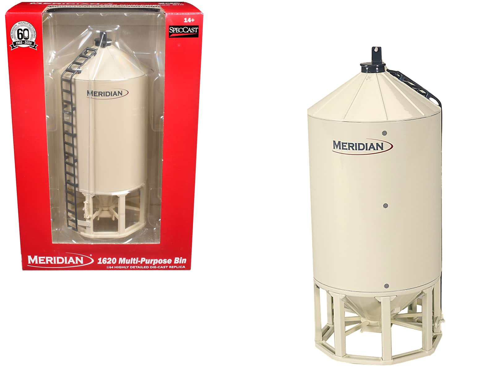 SpecCast Collectibles - Meridian 1620 Multi-Purpose Bin Light Tan "60th Anniversary Edition" 1/64 Diecast Model by SpecCast