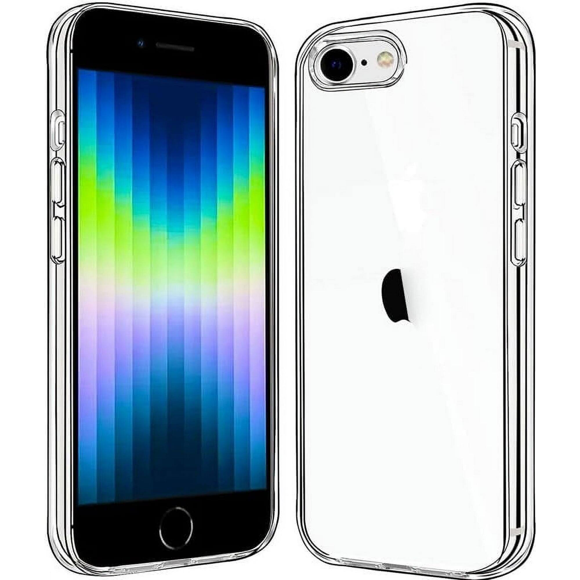 Front. Entronix - Enronix Slim Clear Case for iPhone 7, 8, and SE - Durable Protection with Stylish Design - Clear.