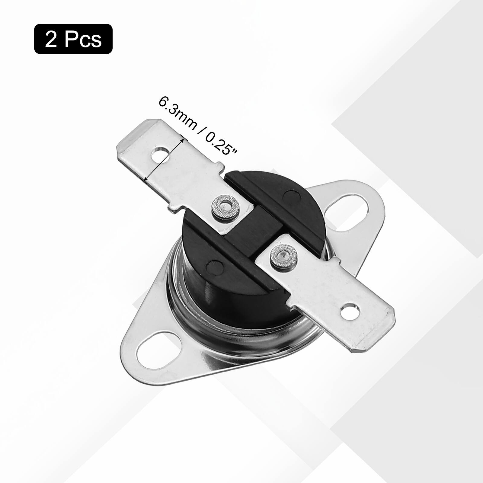 2 Pcs 6.3mm / 0.25"