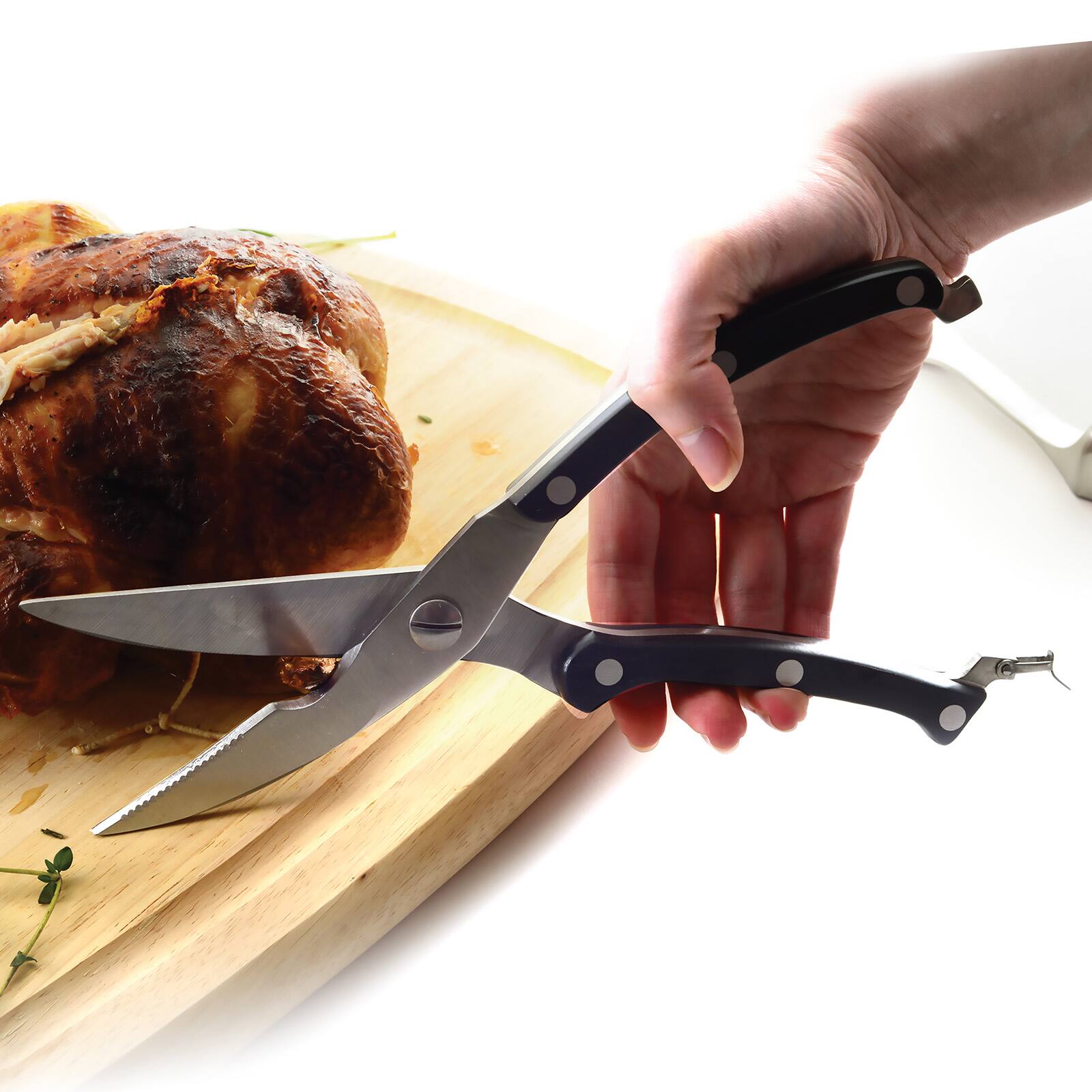 Alt View 2. Norpro - Professional Poultry Shears, 5.25-Inch Blade, Black - Black.