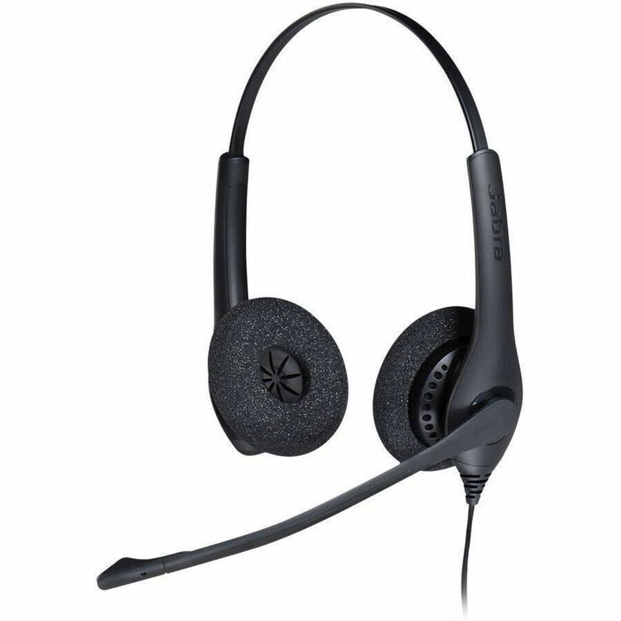 Alt View 1. Jabra - Jabra Biz 1500 Headset - Stereo - USB Type A - Wired - 32 Ohm - 20 Hz to 6.80 kHz - Over-the-head - Binaural - Black.