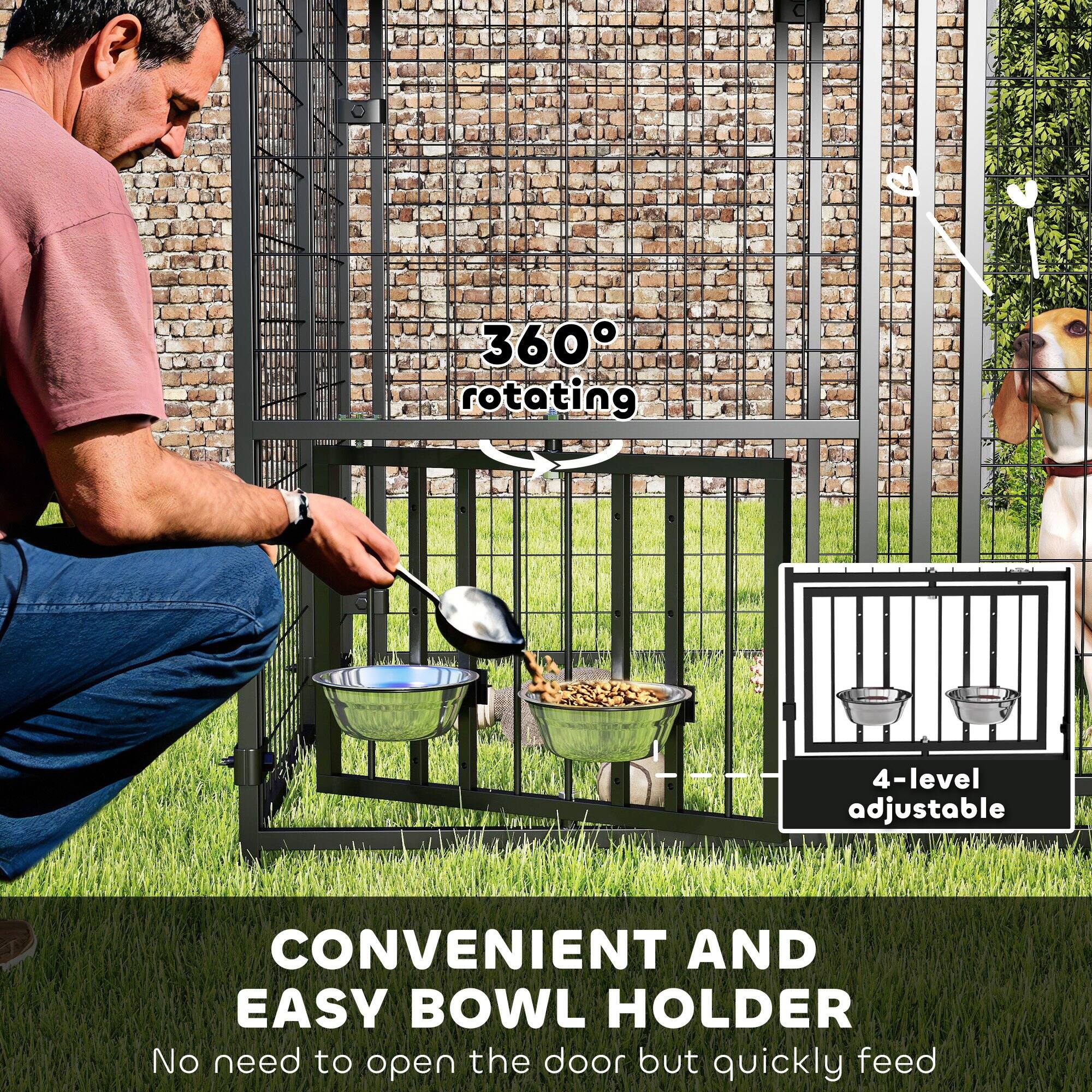 360° rotating

4-level adjustable

CONVENIENT AND EASY BOWL HOLDER

No need to open the door but quickly feed