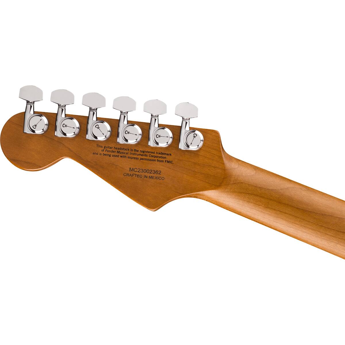 This guitar headstock is the registered trademark of Fender Musical Instruments Corporation and is being used with express permission from FMIC. MC23002362 CRAFTED IN MEXICO