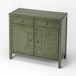 Butler Specialty - Imperial 31 in. W Rectangular Wood 2 Drawer 2 Door Accent Cabinet - Green