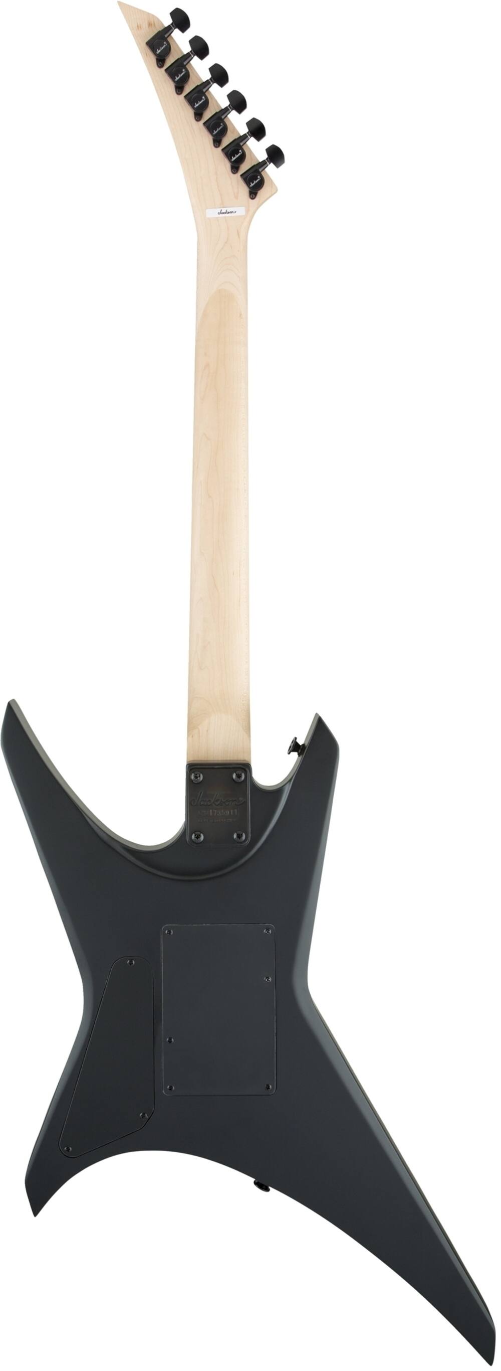 Angle. Jackson - Jackson JS Series Warrior JS32, Satin Black Electric Guitar.