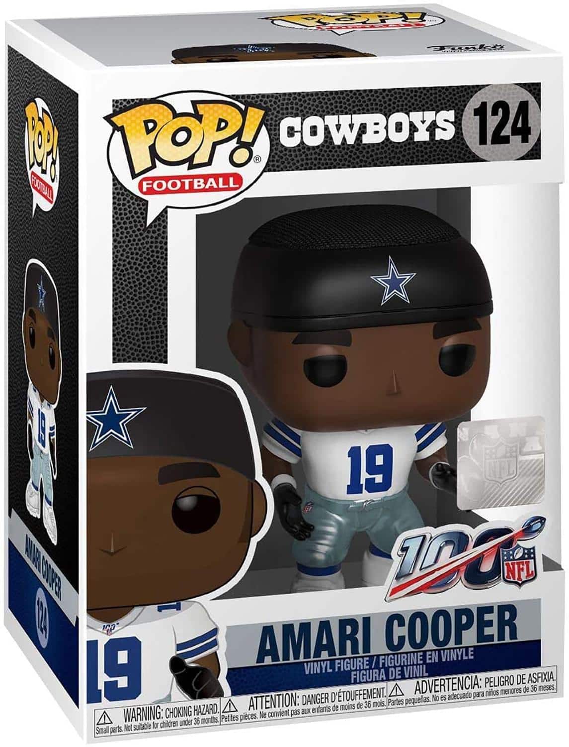Dallas Cowboys NFL Funko POP Vinyl Figure | Amari Cooper - Blue price history on PriceWatchPro