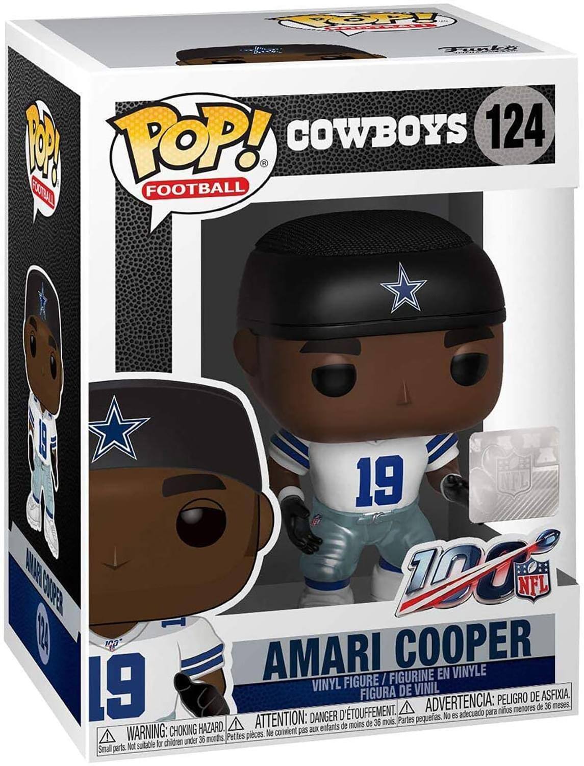 Dallas Cowboys NFL Funko POP Vinyl Figure | Amari Cooper - Blue