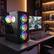 Alt View 1. STGAubron - STGAubron Gaming PC Desktop, Intel Core i7 up to 3.9Ghz, RX 580 8G, 16G RAM, 512G SSD, WiFi 6, BT 5.2, Win 11 Home - Black.