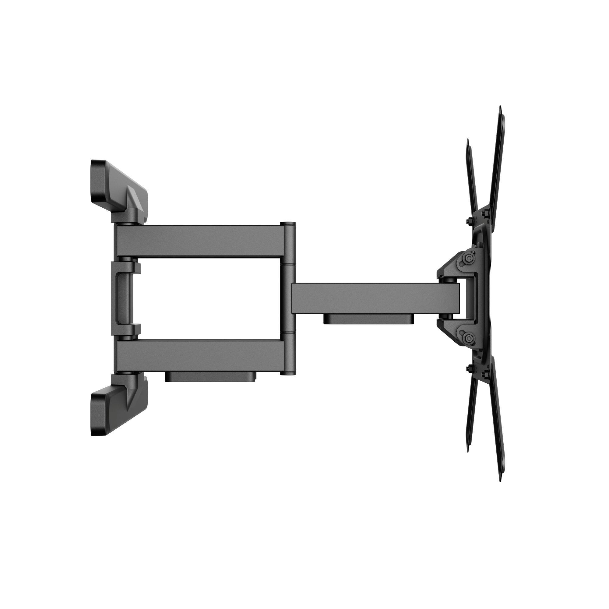 Left. Compaq - Compaq Full Motion TV Wall mount for 37-75" TV's - Black.