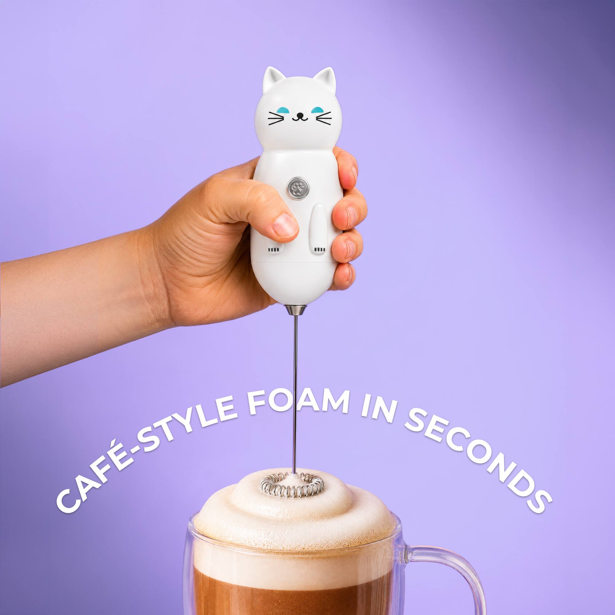 CAFÉ-STYLE FOAM IN SECONDS