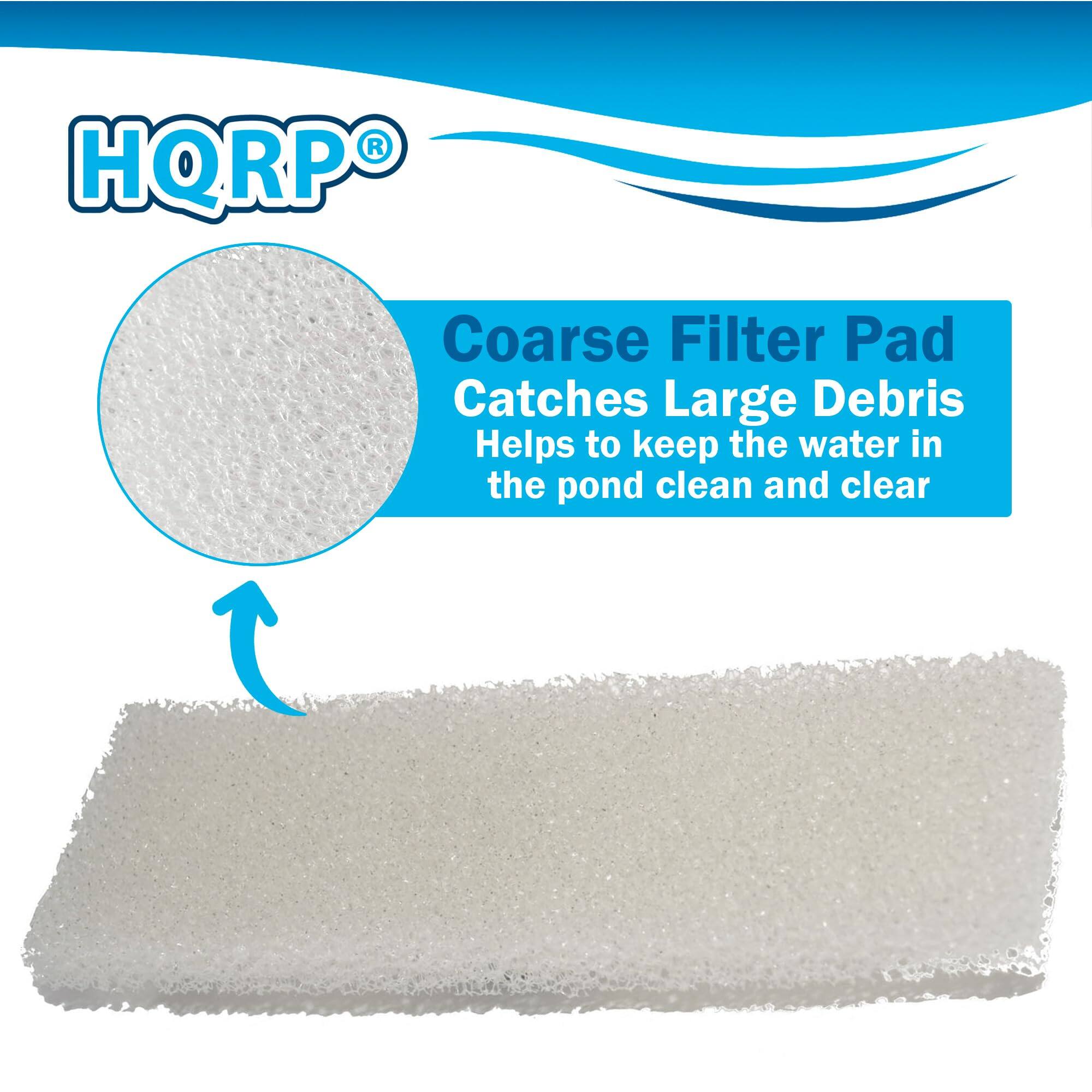 HQRP Coarse Filter Pad  
Catches Large Debris  
Helps to keep the water in the pond clean and clear