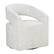 Angle. OSP Home Furnishings - Devin Swivel Chair - White.