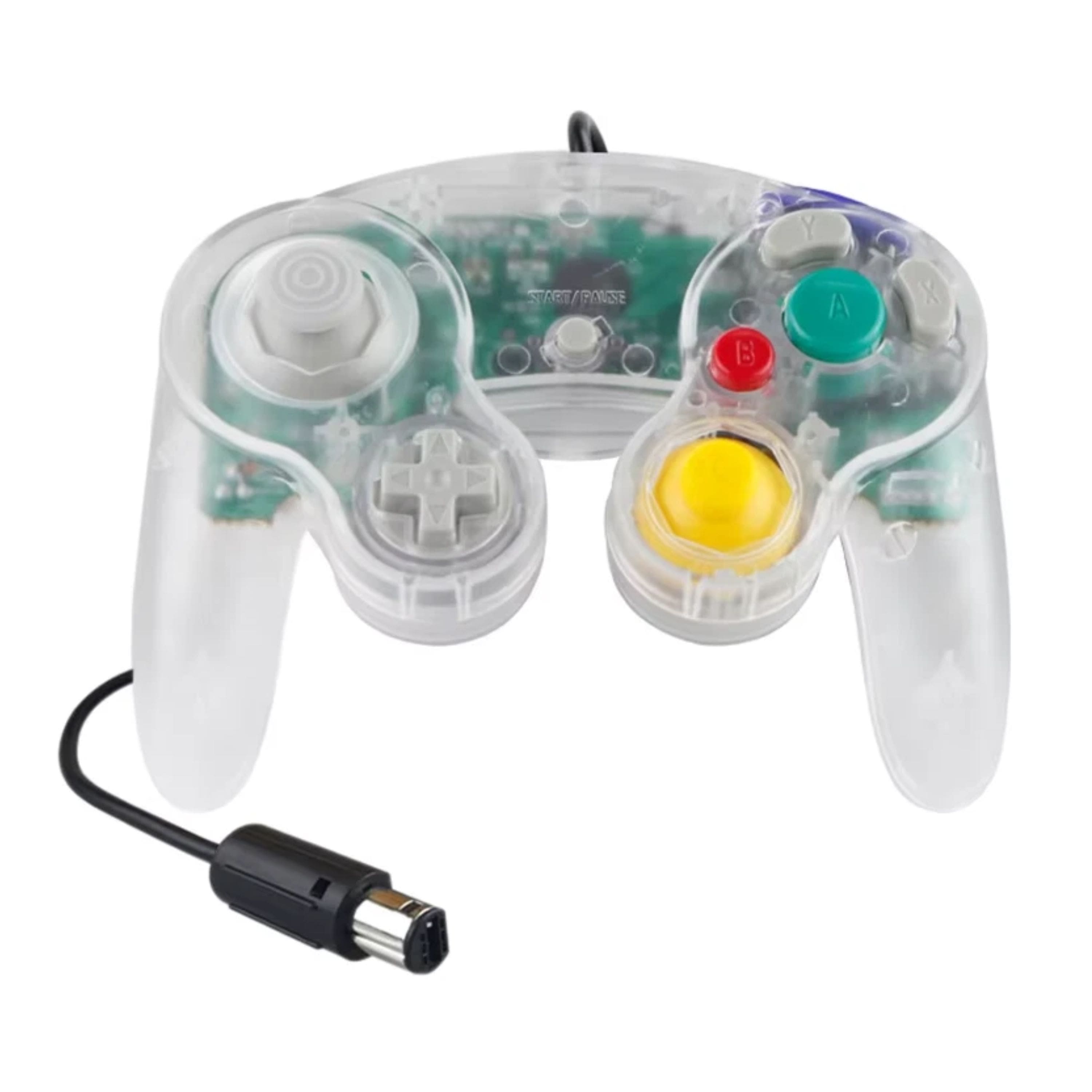 Kitcheniva - Wired NGC Controller Gamepad For Nintendo GameCube GC Wii U Console - Clear