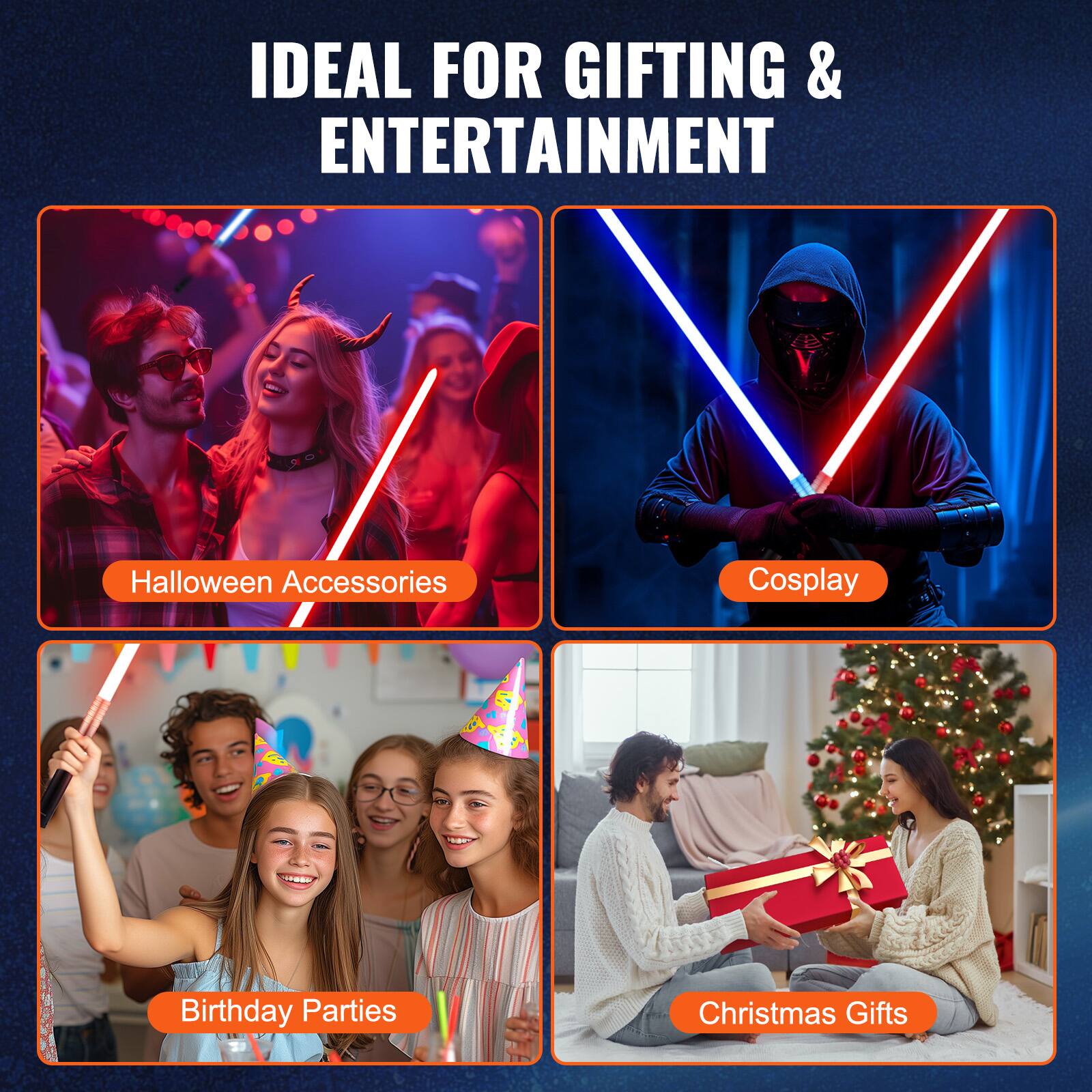 IDEAL FOR GIFTING & ENTERTAINMENT

- Halloween Accessories
- Cosplay
- Birthday Parties
- Christmas Gifts