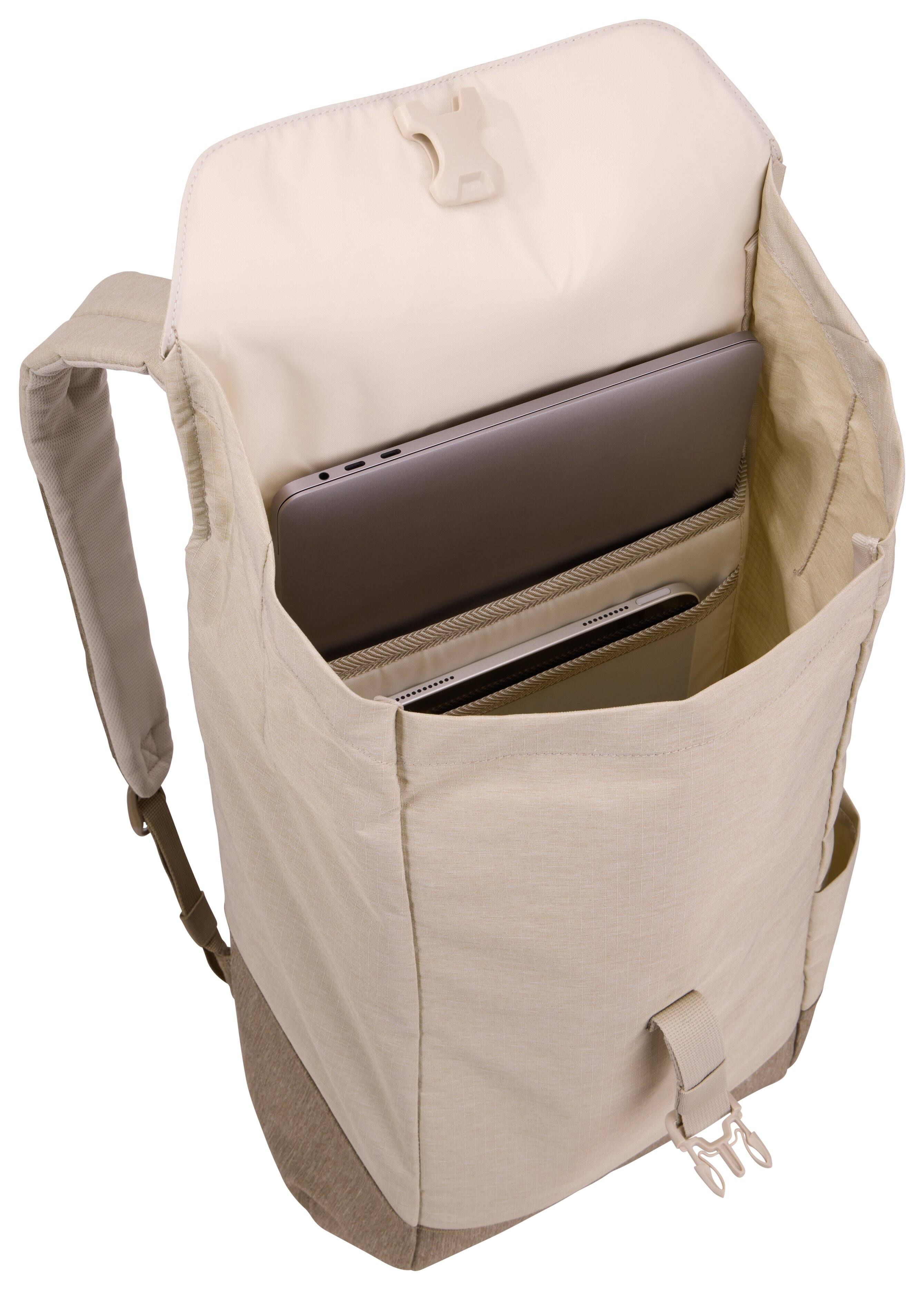 Angle. Thule - Lithos Backpack 16L - PELICAN GRAY/FADED KHAKI.