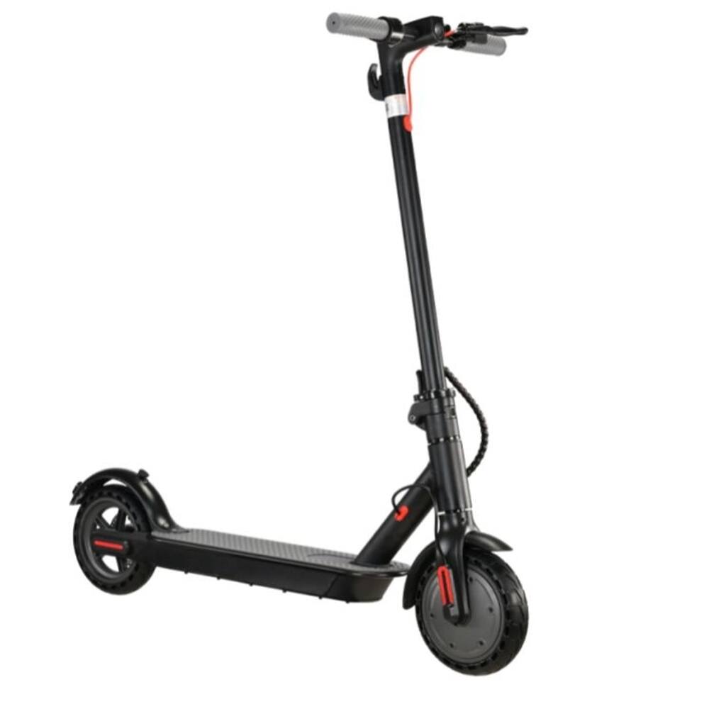 Angle. Loheer - Loheer Adult Electric Scooter Folding Motorized Commuter Scooter Black - Black.