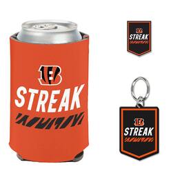 WinCraft - Cincinnati Bengals Streak Three-Piece Fan Bundle - Multicolor