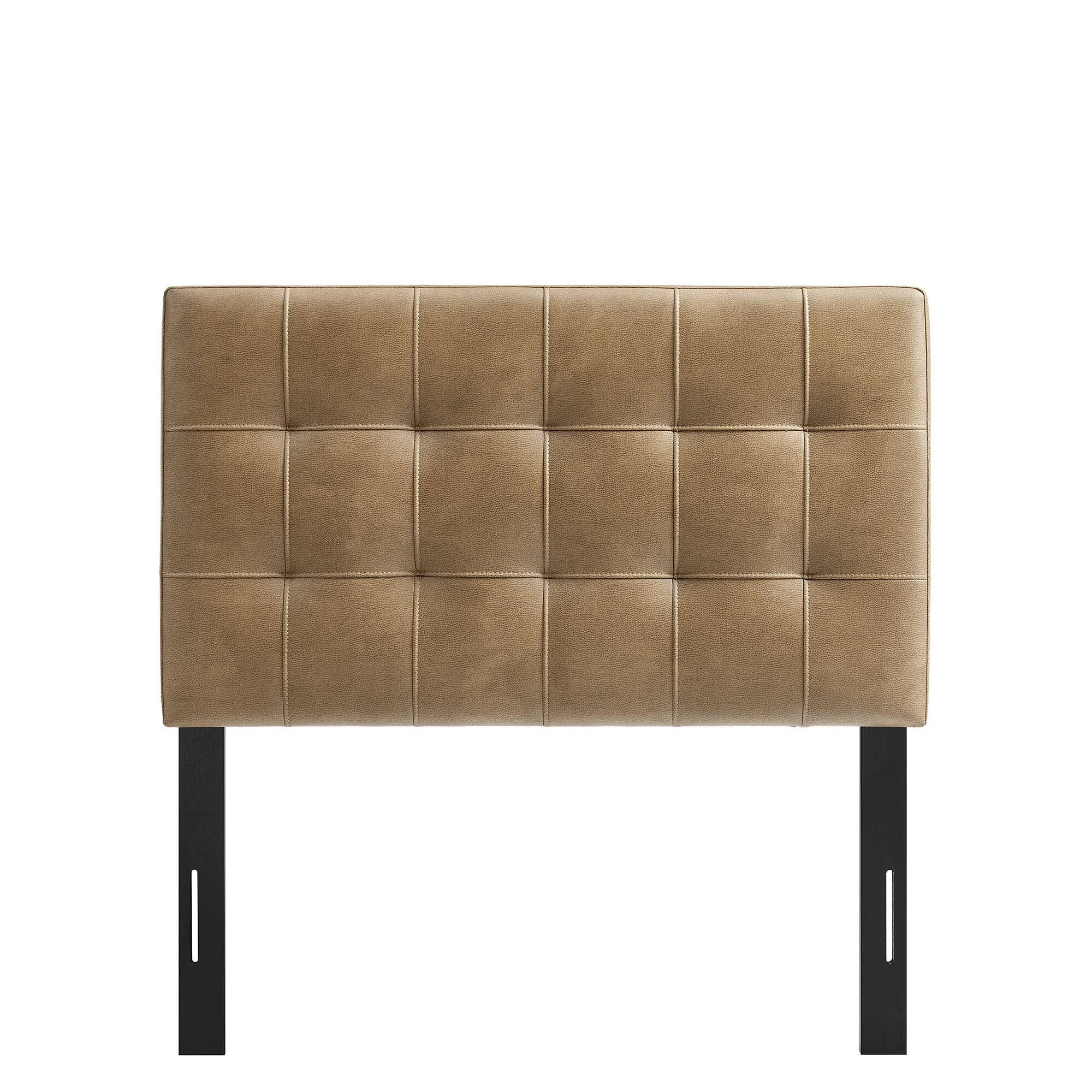 Alt View 3. Modway - Lily Upholstered Vinyl Headboard by Modway - Toast.