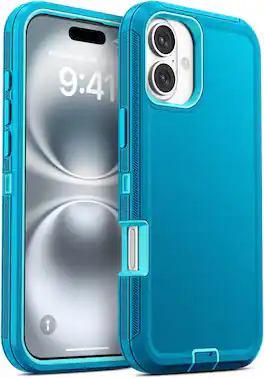 Entronix - iPhone 17 Case - Premium Triple-Layer Heavy Duty Protection - Teal