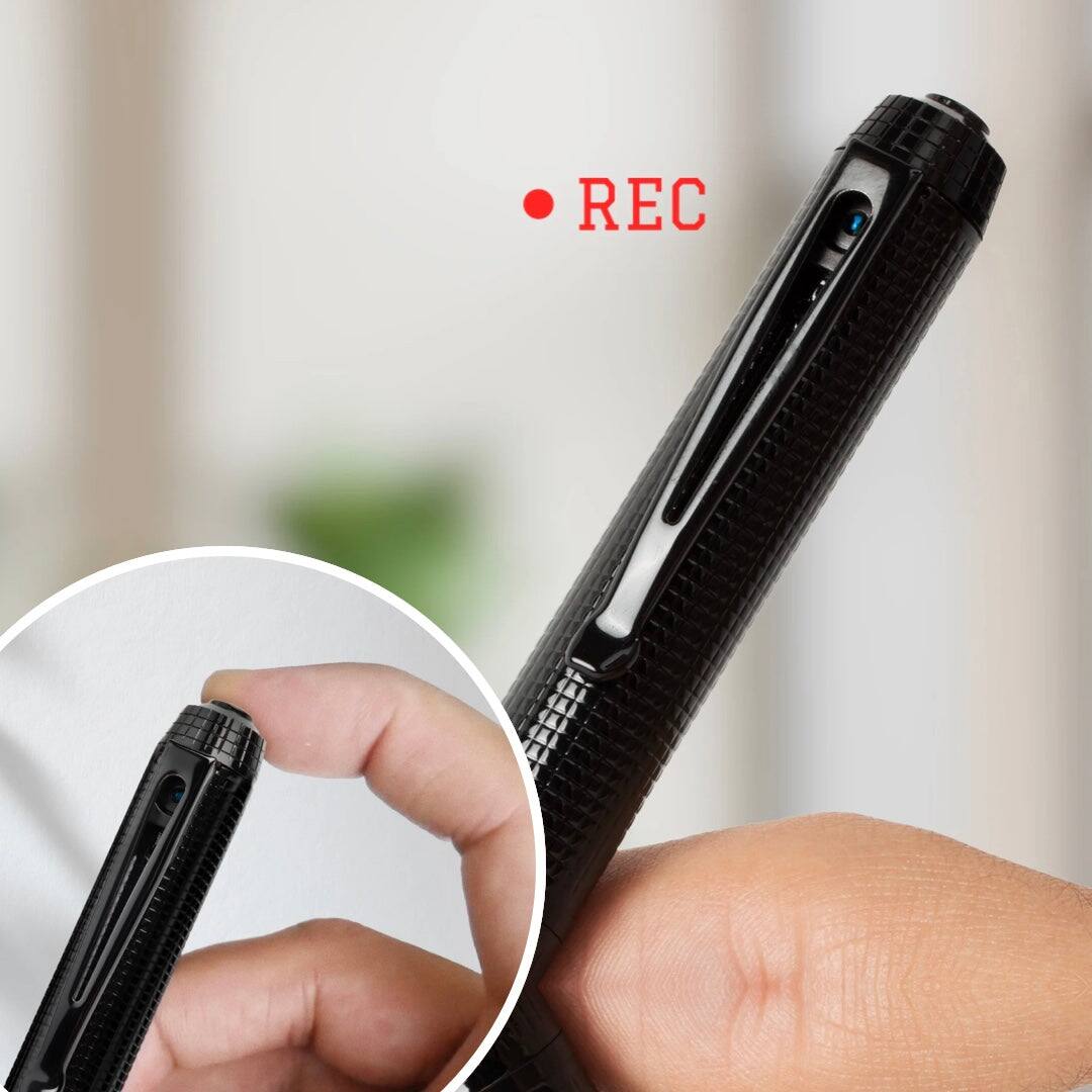 Left. iSpyPens - iSpyPen Pro X 32GB Jet Black Professional Grade Spy Pen Camera - Jet Black.