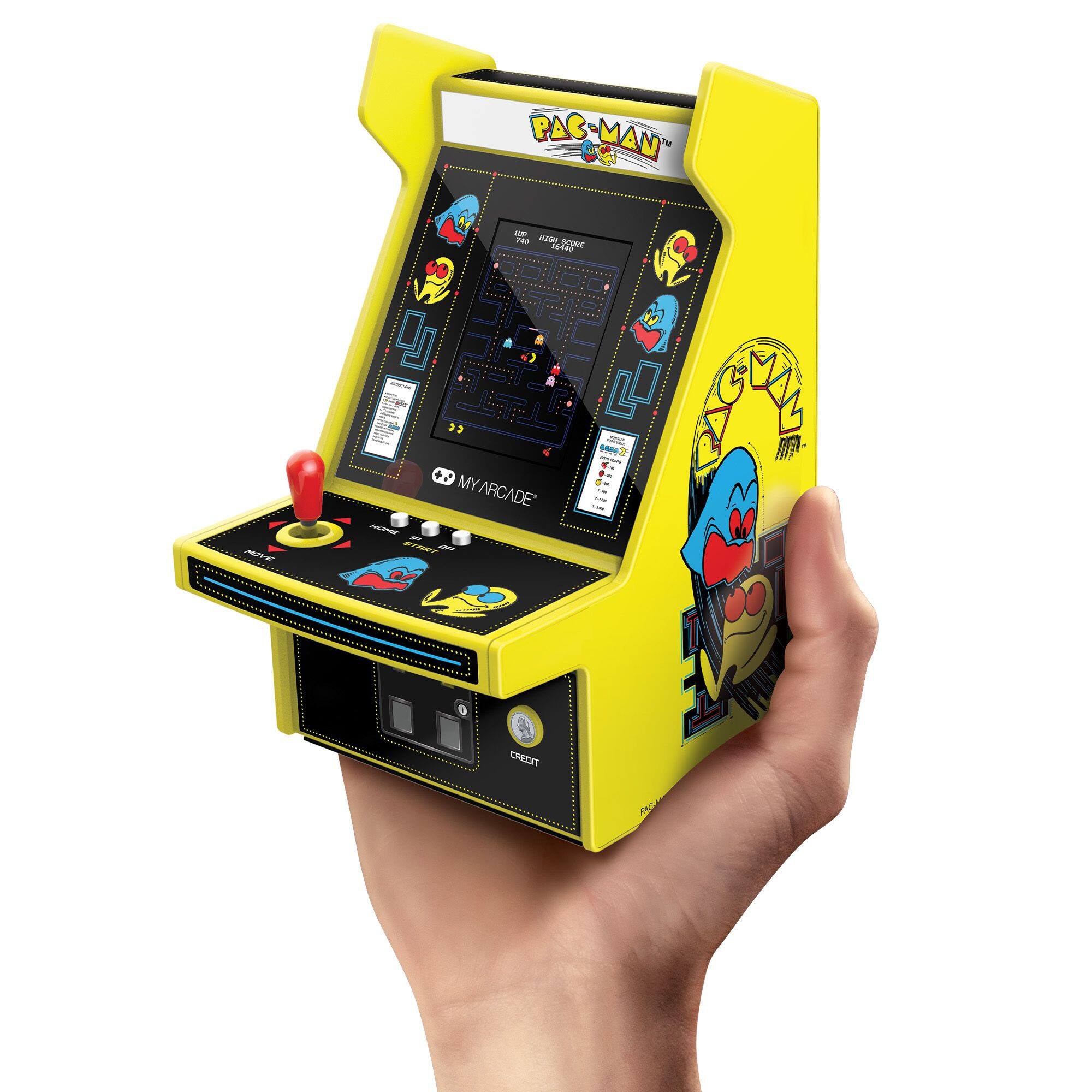 PAC MAN 7M  
SE 740 SCORE 05445  
MOVE  
MY ARCADE' HOHE mg START as  
Zam  
CREDIT  
PACMAN